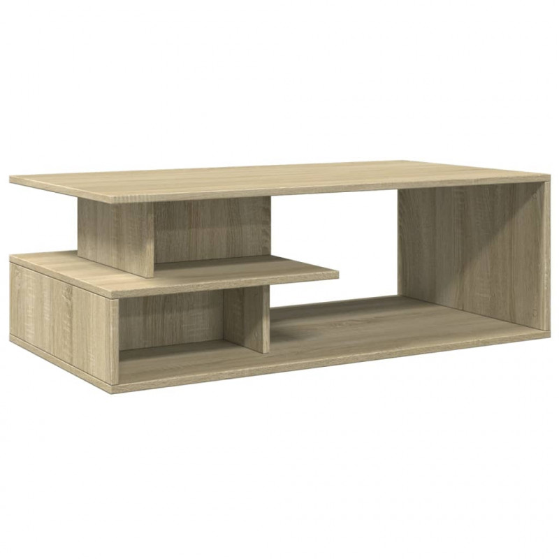 Stolik kawowy, dąb sonoma 102x55x35 cm materiał drewnopochodny