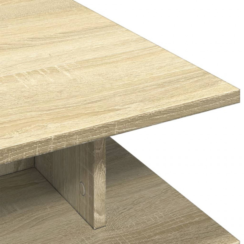 Stolik kawowy, dąb sonoma 102x55x35 cm materiał drewnopochodny