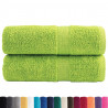 Ręczniczki premium SOLUND, 2 szt., zielone, 30x30 cm, 600 g/cm²