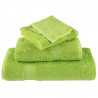 Ręczniczki premium SOLUND, 2 szt., zielone, 30x30 cm, 600 g/cm²