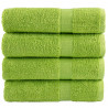 Ręczniki premium SOLUND, 4 szt., zielone, 50x100 cm, 600 g/cm²