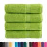 Ręczniki premium SOLUND, 4 szt., zielone, 50x100 cm, 600 g/cm²
