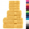 8-częściowy zestaw ręczników premium SOLUND, złoty, 600 g/cm²