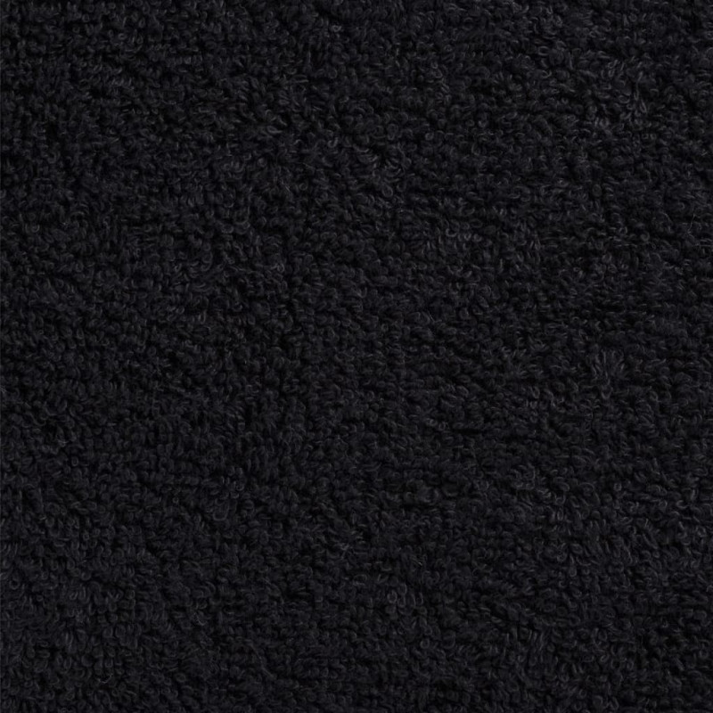 12-częściowy zestaw ręczników premium SOLUND, czarny, 600 g/cm²