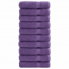 Ręczniki premium SOLUND 10 szt. fioletowe, 50x100 cm, 600 g/cm²