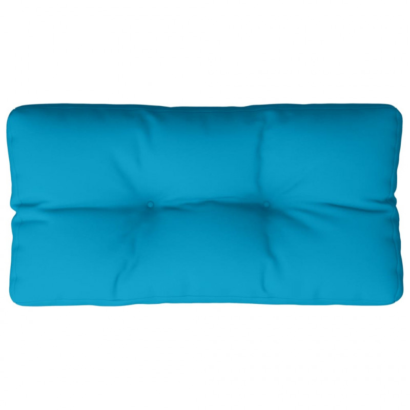 Poduszka na paletę, jasnoniebieska, 70x40x12 cm, tkanina
