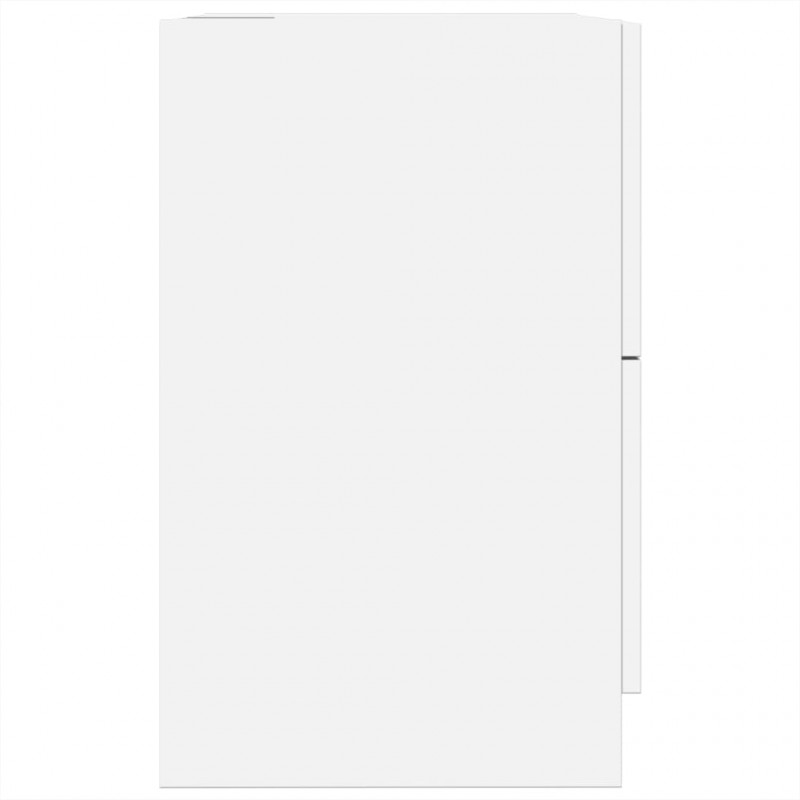Szafka pod umywalkę, biała 40x37x59 cm, materiał drewnopochodny