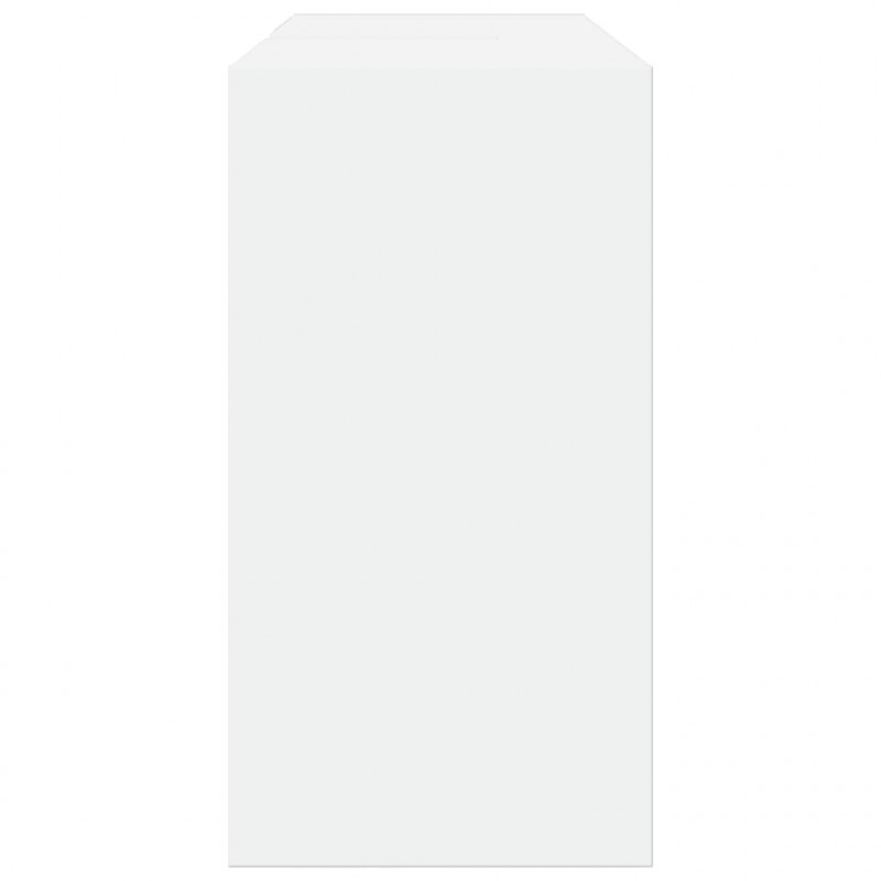 Szafka pod umywalkę, biała 90x29x55 cm, materiał drewnopochodny