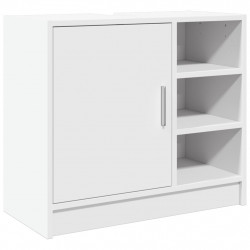 Szafka pod umywalkę, biała 63x29x55 cm, materiał drewnopochodny