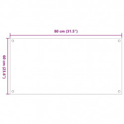 Panele ochronne do kuchni, przezroczyste 2 szt. 80x60 cm, szkło