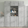Szafka, szarość betonu, 70x42,5x225 cm, materiał drewnopochodny