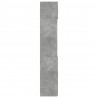 Szafka, szarość betonu, 70x42,5x225 cm, materiał drewnopochodny