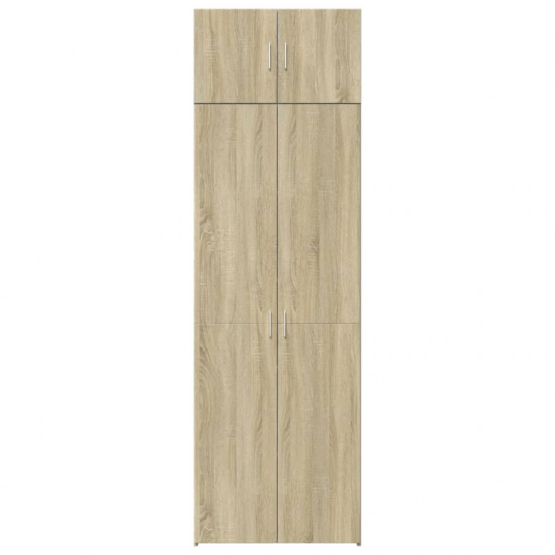 Szafka, dąb sonoma, 70x42,5x225 cm, materiał drewnopochodny