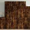 Szafka, przydymiony dąb, 70x42,5x225 cm materiał drewnopochodny