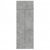 Szafka, szarość betonu, 80x42,5x225 cm, materiał drewnopochodny