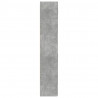 Szafka, szarość betonu, 80x42,5x225 cm, materiał drewnopochodny