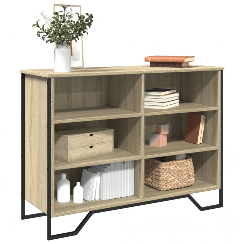 Szafka, dąb sonoma, 101x35,5x74,5 cm, materiał drewnopochodny