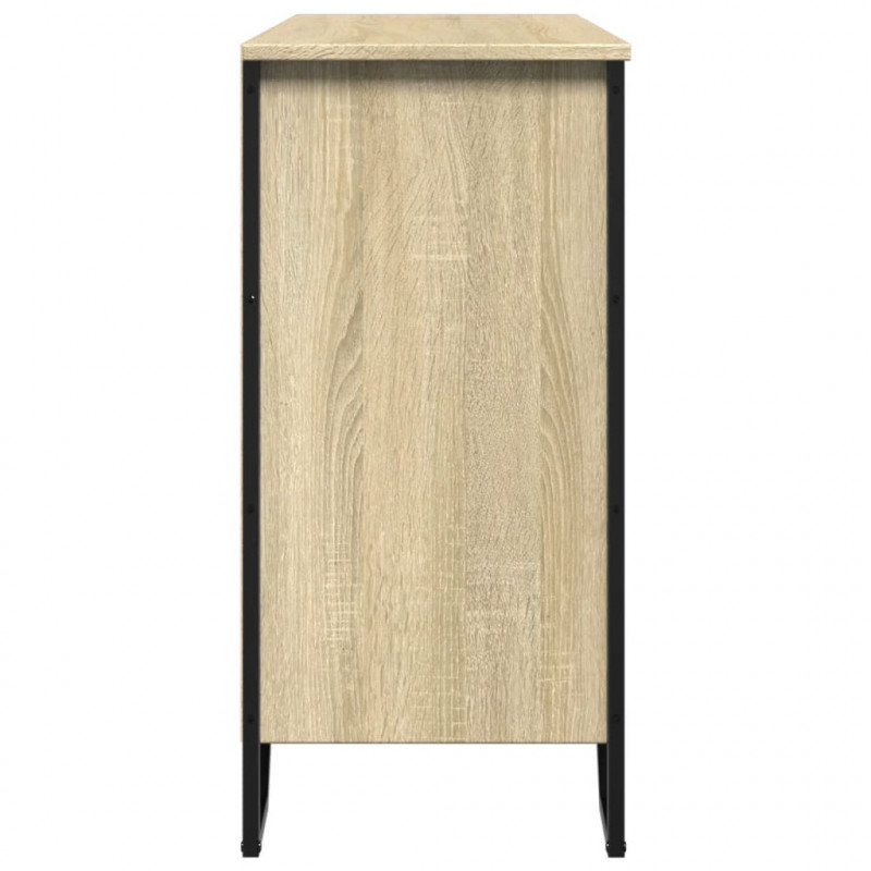 Szafka, dąb sonoma, 101x35,5x74,5 cm, materiał drewnopochodny