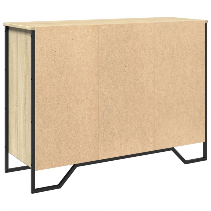 Szafka, dąb sonoma, 101x35,5x74,5 cm, materiał drewnopochodny