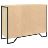 Szafka, dąb sonoma, 101x35,5x74,5 cm, materiał drewnopochodny