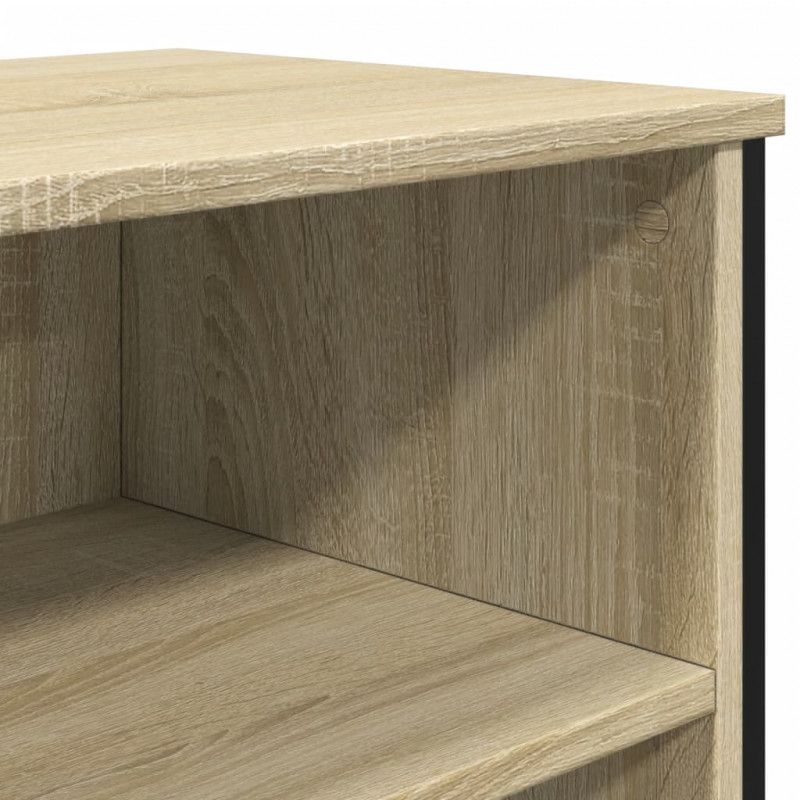 Szafka, dąb sonoma, 101x35,5x74,5 cm, materiał drewnopochodny