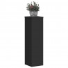 Podstawki pod doniczki, 2 szt., czarne, 17x17x60 cm