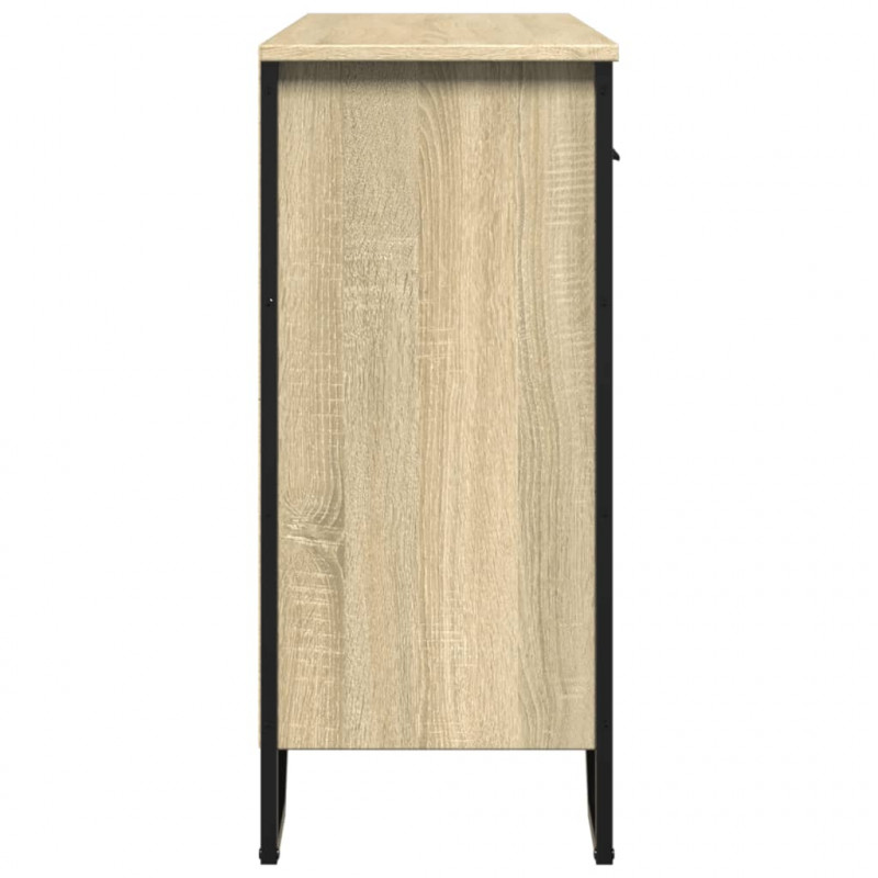 Szafka, dąb sonoma, 97x32,5x74,5 cm, materiał drewnopochodny