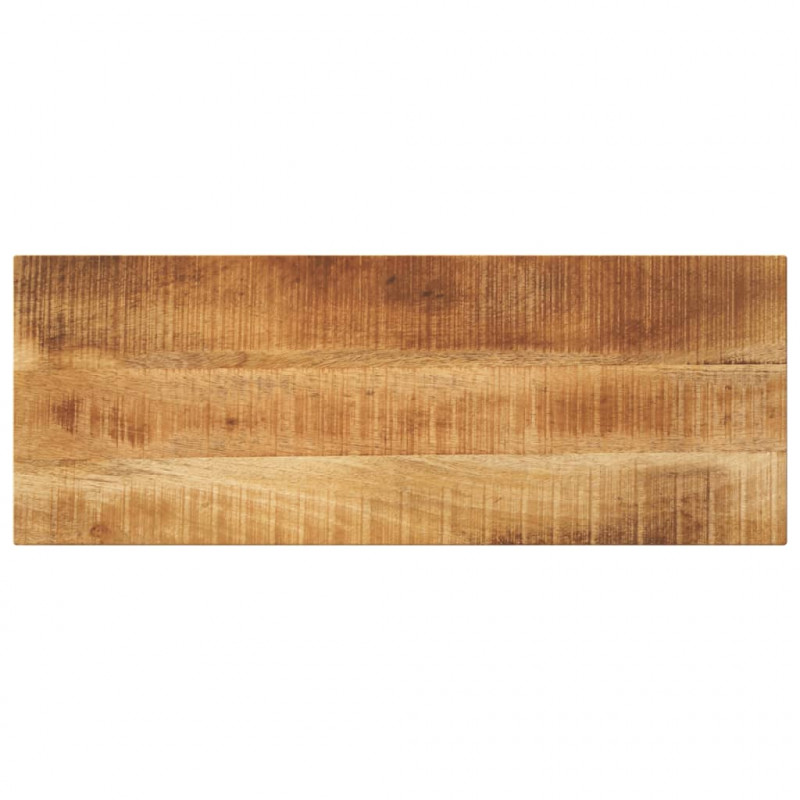 Blat do stolika, 80x30x3,8 cm, prostokątny, surowe drewno mango