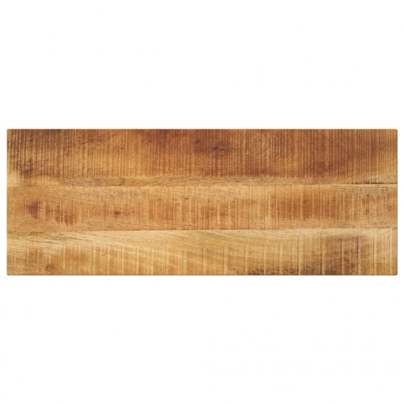 Blat do stolika, 80x30x2,5 cm, prostokątny, surowe drewno mango