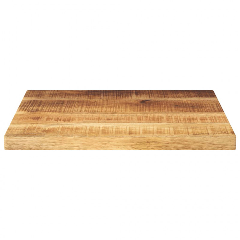 Blat do stolika, 60x60x1,5 cm, kwadratowy, surowe drewno mango
