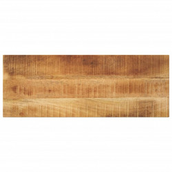 Blat do stolika, 70x40x2,5 cm, prostokątny, surowe drewno mango