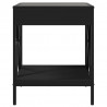 Stolik nocny z LED Infinity, czarny, 40x40x49 cm