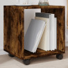 Szafka na kółkach, przydymiony dąb, 37x33x42,5 cm