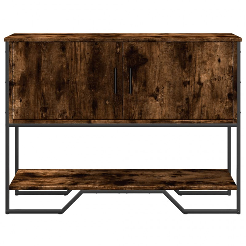 Stolik konsolowy, przydymiony dąb, 100x35x74,5 cm