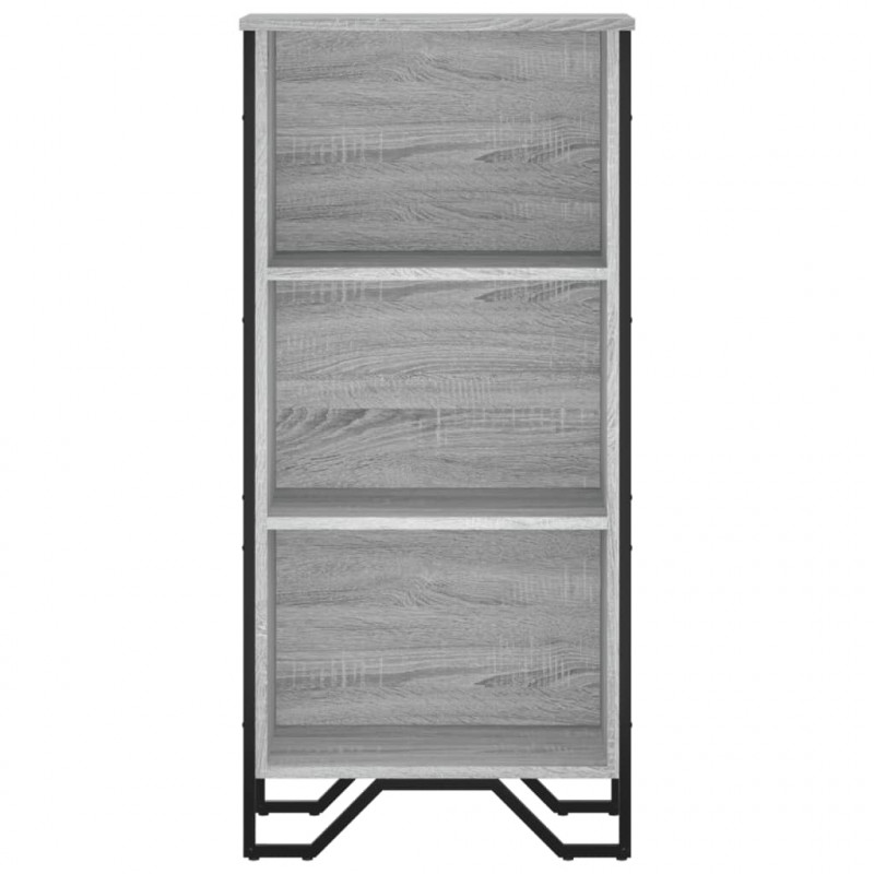 Regał, szary dąb sonoma, 50x31x106 cm, materiał drewnopochodny
