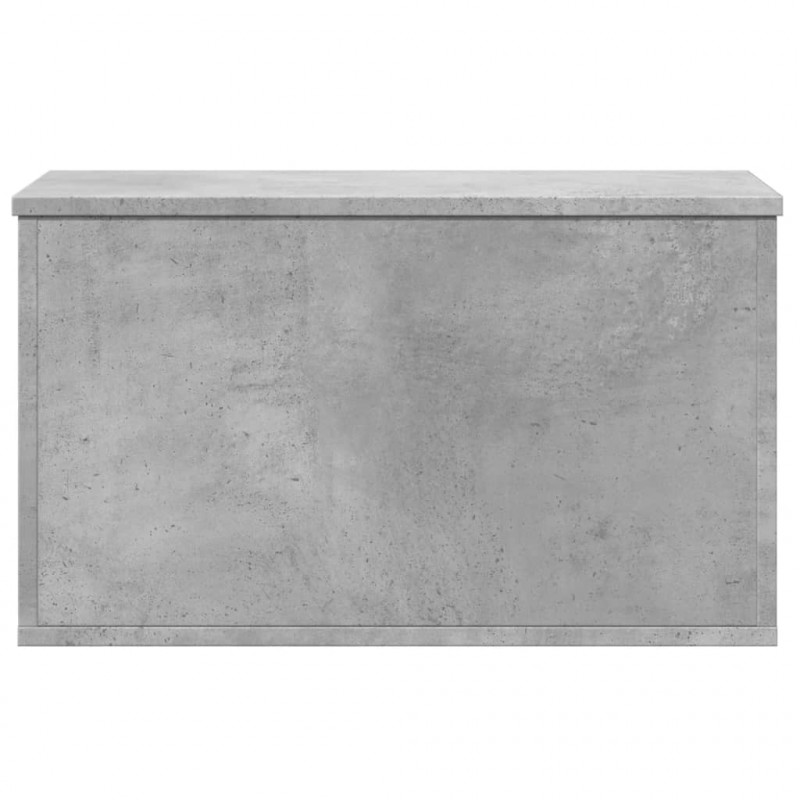 Skrzynia, szarość betonu, 60x35x35 cm, materiał drewnopochodny