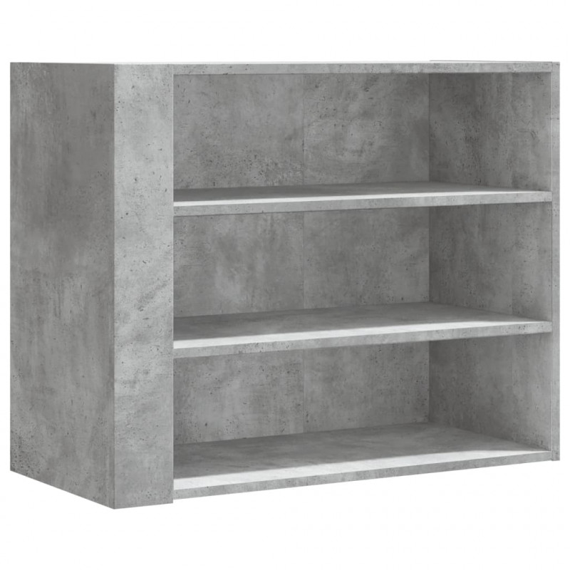 Szafka wisząca, szarość betonu, 75x35x60 cm