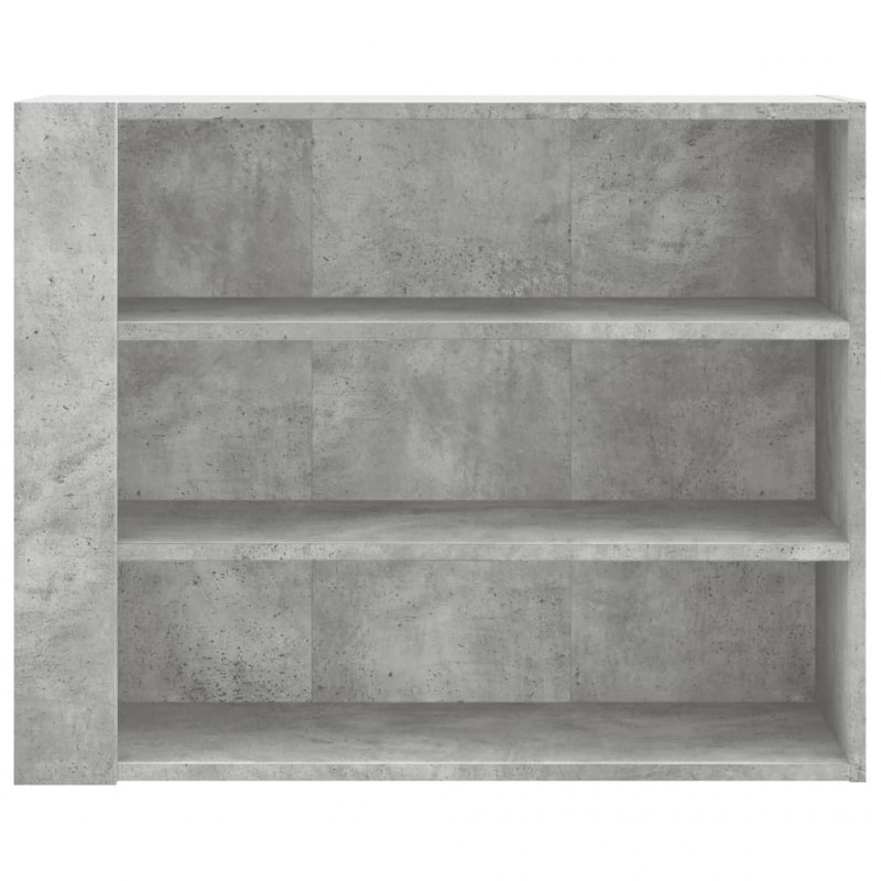 Szafka wisząca, szarość betonu, 75x35x60 cm