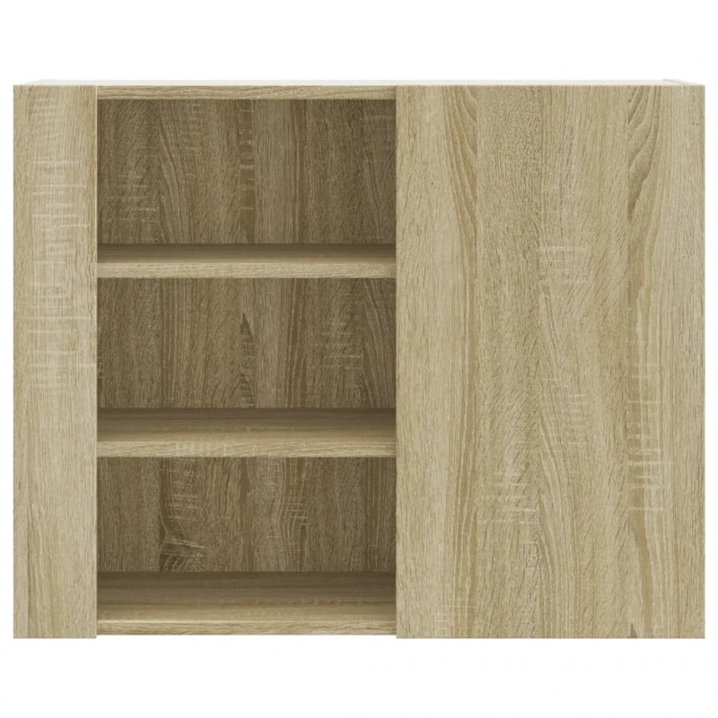 Szafka wisząca, dąb sonoma, 75x35x60, materiał drewnopochodny
