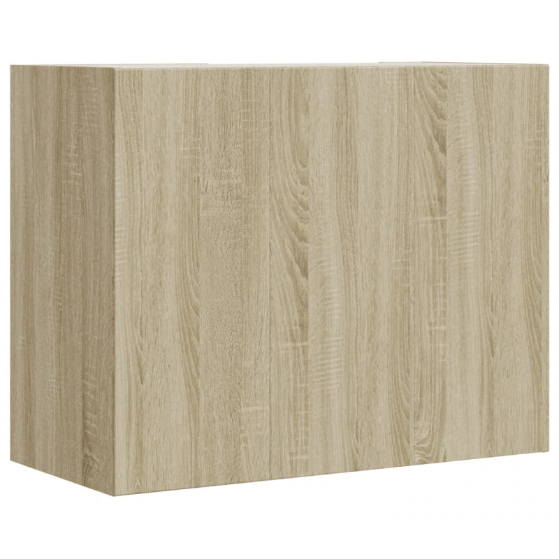 Szafka wisząca, dąb sonoma, 75x35x60, materiał drewnopochodny