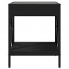 Stolik kawowy z LED Infinity, czarny, 40x40x49 cm