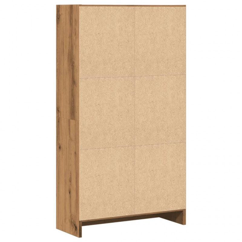 Regał, dąb artisian, 60x24x109 cm, materiał drewnopochodny