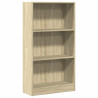 Regał, dąb sonoma, 60x24x109 cm, materiał drewnopochodny