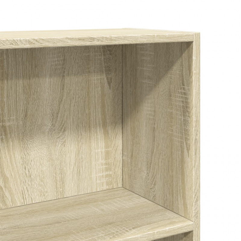 Regał, dąb sonoma, 60x24x109 cm, materiał drewnopochodny
