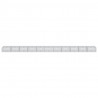Kosz gabionowy z pokrywą, 1100x100x50 cm, galwanizowane żelazo