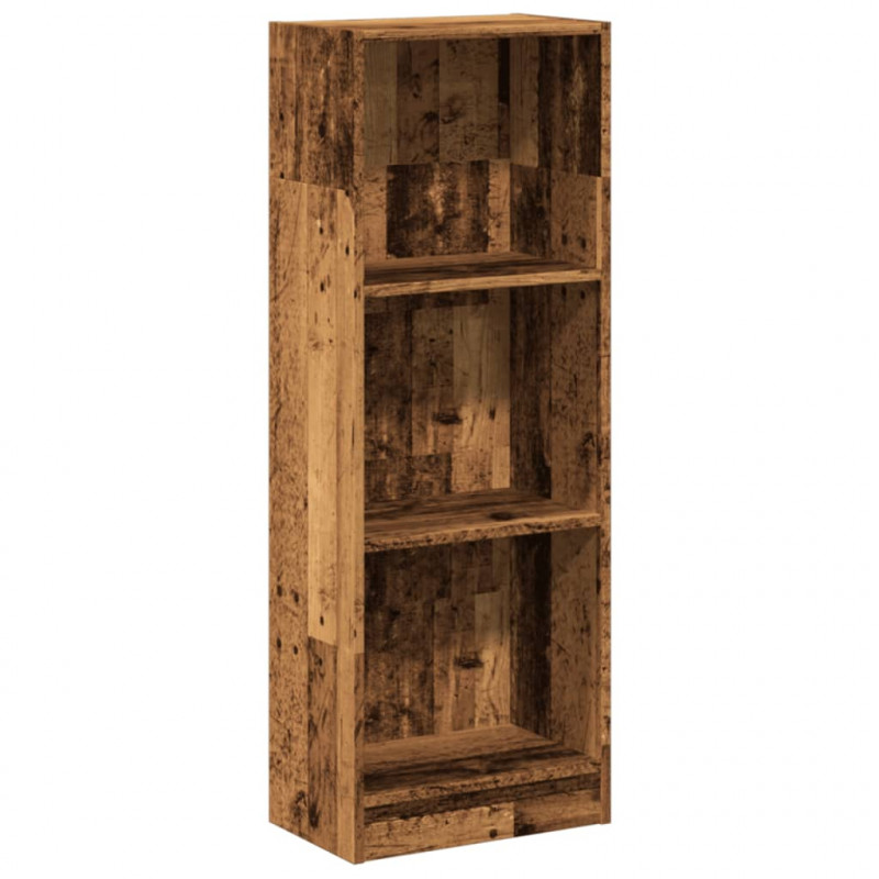 Regał, stare drewno, 40x24x109 cm, materiał drewnopochodny