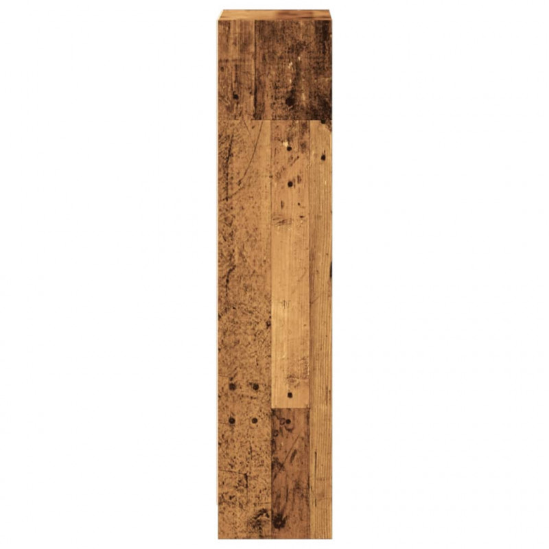 Regał, stare drewno, 40x24x109 cm, materiał drewnopochodny