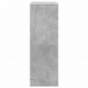 Szafka z LED, szarość betonu, 72x34x100 cm