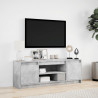 Szafka pod TV z LED, szarość betonu, 139,5x34x50 cm