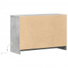 Szafka TV z LED, szarość betonu, 91x34x61 cm